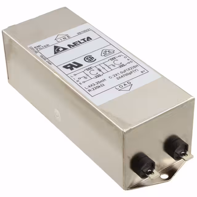 12DPCG5B Delta Electronics  Modules de filtrage de ligne électrique